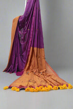 Ginni Work Khadi Cotton Saree