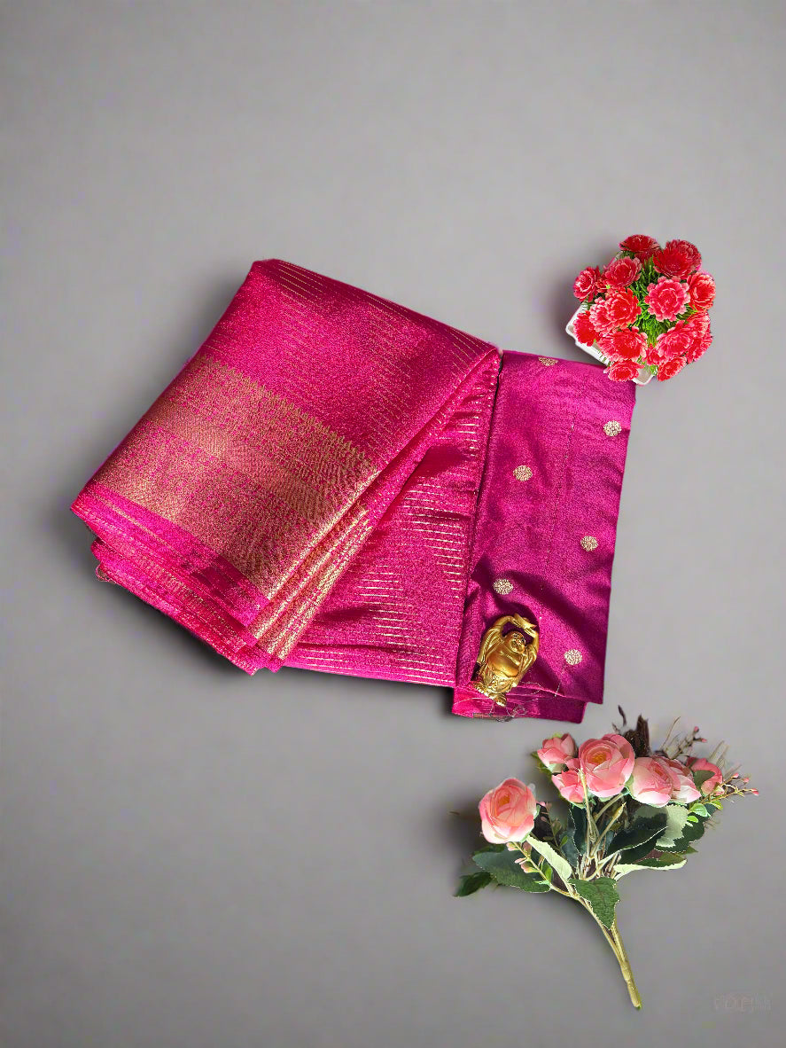 Semi Crepe Saree