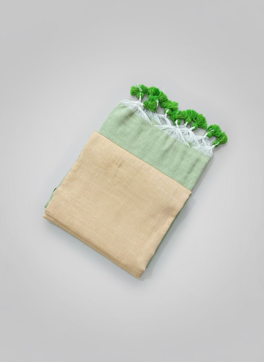 Ginni Work Khadi Cotton Saree